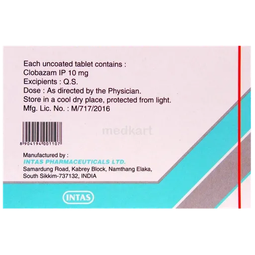 cloba 10mg tablet 15's